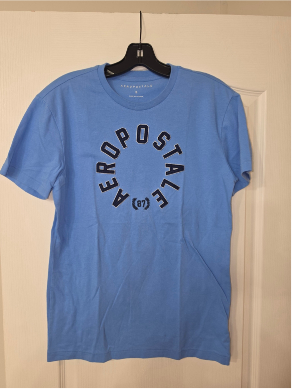 Men's Aeropostale Short Sleeve Graphic Tee, Blue, Size S